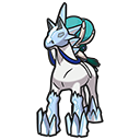 Icono de Calyrex jinete glacial en Pokémon HOME