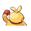 Imagen posterior de Makuhita variocolor en Pokémon Rojo Fuego y Pokémon Verde Hoja