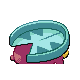 Imagen posterior de Lotad variocolor en Pokémon Platino
