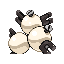 Imagen posterior de Magneton variocolor en Pokémon Rojo Fuego y Pokémon Verde Hoja