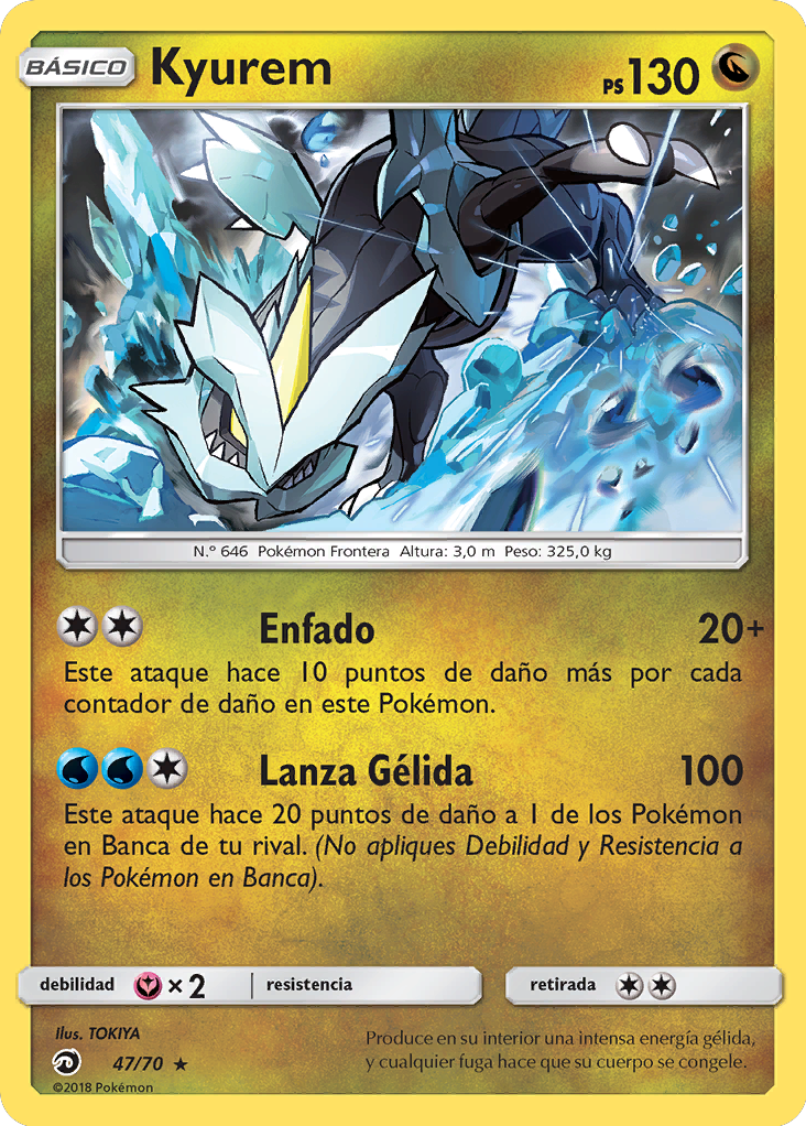 Kyurem (Majestad de Dragones TCG) WikiDex, la enciclopedia Pokémon