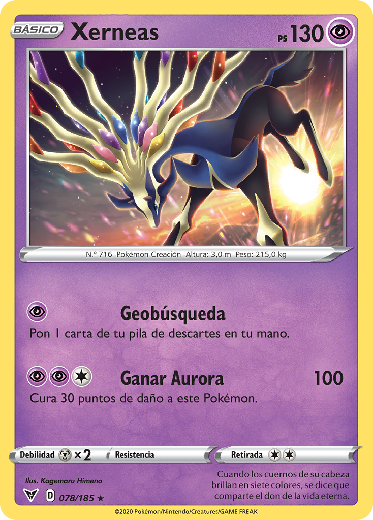 Xerneas (Voltaje Vívido TCG) WikiDex, la enciclopedia Pokémon