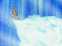 Farfetch’d usando tajo aéreo.