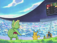 Archivo:EP273 Kecleon de Harrison vs Pikachu de Ash.png