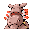 Imagen posterior de Armaldo variocolor en Pokémon Esmeralda