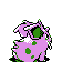 Imagen posterior de Nidoran hembra variocolor en Pokémon Cristal