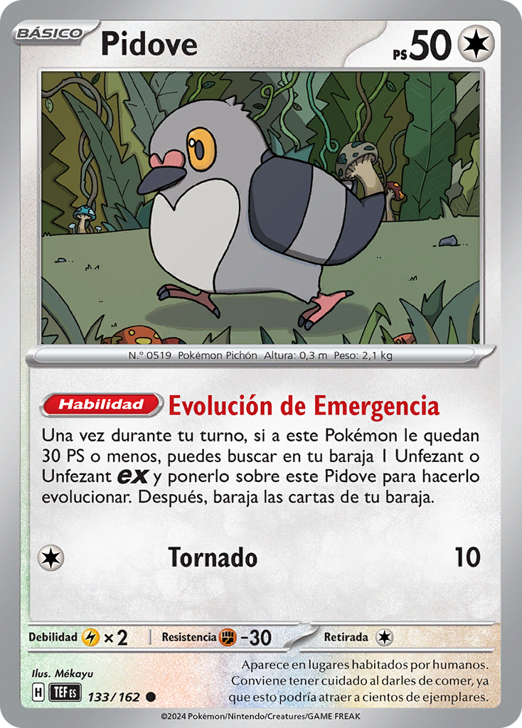 Pidove (Fuerzas Temporales TCG) WikiDex, la enciclopedia Pokémon