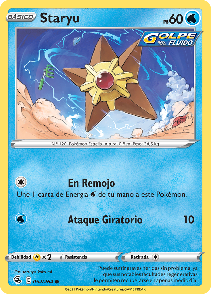 Staryu (Golpe Fusión TCG) WikiDex, la enciclopedia Pokémon