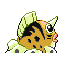 Imagen posterior de Seaking variocolor en Pokémon Rojo Fuego y Pokémon Verde Hoja