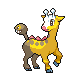 Imagen de Girafarig hembra en Pokémon Diamante y Perla