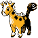 Imagen de Girafarig en Pokémon Oro