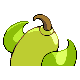 Imagen posterior de Weepinbell variocolor en Pokémon Platino