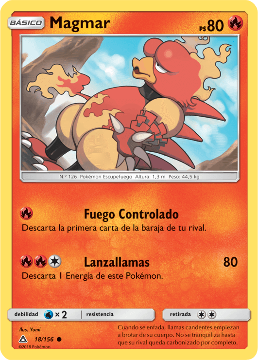 Magmar Ultraprisma Tcg Wikidex La Enciclopedia Pokémon