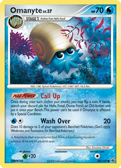 Archivo:Omanyte (Majestic Dawn TCG).png