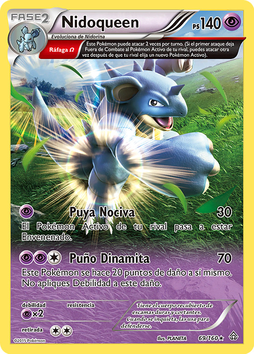 ポケモンカードゲーム Nidoqueen Nidoqueen (Genes Formidables TCG Pocket) - WikiDex, la