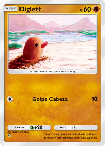 Diglett (Manantial Oculto TCG Pocket) - WikiDex, la enciclopedia Pokémon