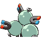 Imagen posterior de Magneton en Pokémon Diamante y Pokémon Perla