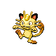 Imagen de Meowth macho o hembra en Pokémon Platino