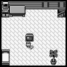 Segundo piso de la casa del protagonista en Pokémon Rojo y Azul.
