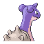 Imagen posterior de Lapras variocolor en Pokémon Rojo Fuego y Pokémon Verde Hoja