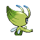 Imagen posterior de Celebi en Pokémon Diamante y Pokémon Perla