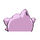 Imagen posterior de Jigglypuff variocolor en Pokémon Diamante y Pokémon Perla