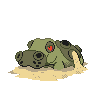 Imagen de Hippowdon variocolor hembra en Pokémon Oro HeartGold y Pokémon Plata SoulSilver