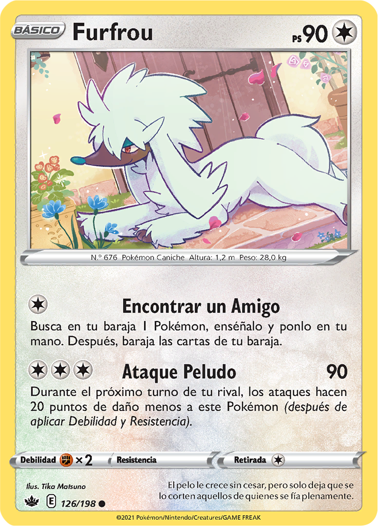 Furfrou Reinado Escalofriante TCG WikiDex La Enciclopedia Pok mon