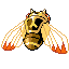 Imagen posterior de Ninjask variocolor en Pokémon Esmeralda