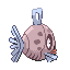 Imagen posterior de Feebas variocolor en Pokémon Rojo Fuego y Pokémon Verde Hoja