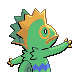 Imagen posterior de Kecleon variocolor en Pokémon Platino