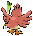 Imagen posterior de Farfetch’d variocolor macho o hembra en la quinta generación