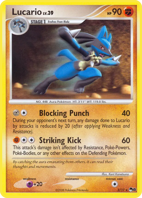 Lucario (POP Series 8 TCG) - WikiDex, la enciclopedia Pokémon