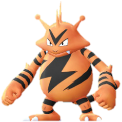 Electabuzz (Electrizador equipado, evolucionará cuando se intercambie)