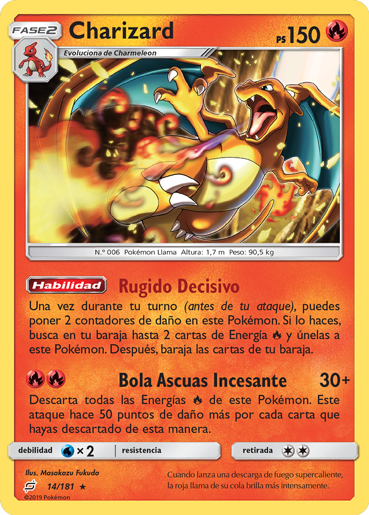 Charizard (Unión de Aliados TCG) WikiDex, la enciclopedia Pokémon