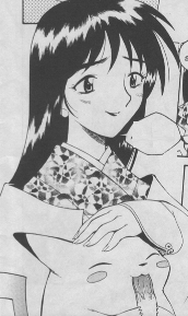 Sabrina en el manga El Cuento Eléctrico de Pikachu.