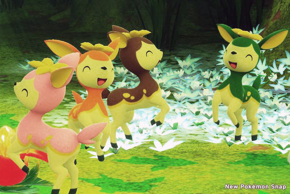 Archivo:Deerling de las cuatro estaciones New Pokémon Snap.jpg