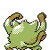 Imagen posterior de Mankey variocolor en Pokémon Cristal