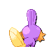 Imagen posterior de Mudkip variocolor en Pokémon Platino