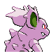 Imagen posterior de Nidorina variocolor en Pokémon Platino