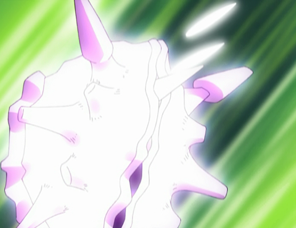 Cloyster usando clavo cañón.