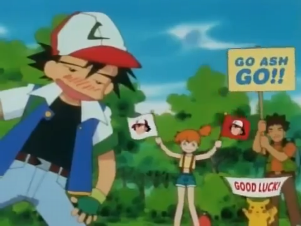 Archivo:EP024 Misty, Pikachu y Brock animando a Ash (occidente).png