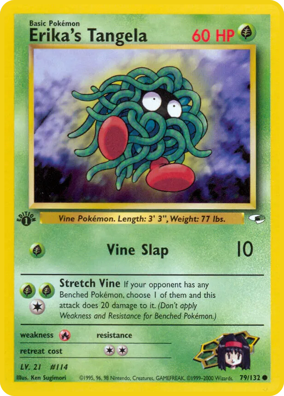 エリカのモンジャラ　Erika's Tangela Erika's Tangela (Gym Heroes TCG) - WikiDex, la enciclopedia Pokémon
