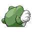 Imagen posterior de Poliwrath variocolor en Pokémon Rojo Fuego y Pokémon Verde Hoja