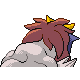 Imagen posterior de Entei variocolor en Pokémon Oro HeartGold y Pokémon Plata SoulSilver