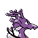 Imagen posterior de Kingdra variocolor en Pokémon Cristal