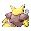 Imagen posterior de Kadabra variocolor en Pokémon Esmeralda