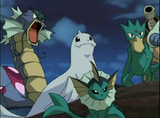 EE01 Gyarados, Dewong, Golduck, Vaporeon clones.png