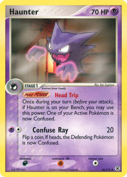 Archivo:Haunter (FireRed & LeafGreen TCG).png