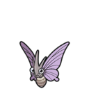 Icono de Venomoth en Pokémon Escarlata y Púrpura